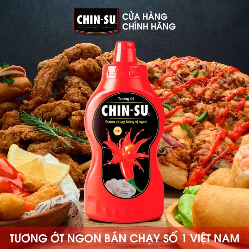 Tương ớt Chin-su chai 250gram chính hãng