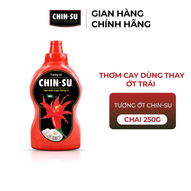 Tương ớt Chin-su chai 250gram chính hãng