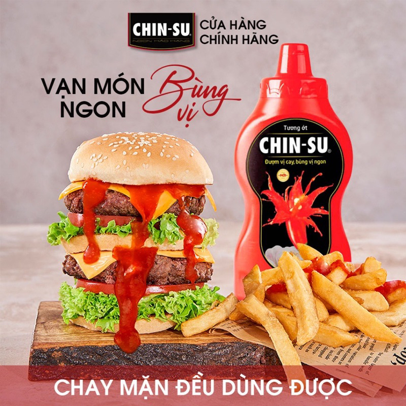 Tương ớt Chin-su chai 250gram chính hãng