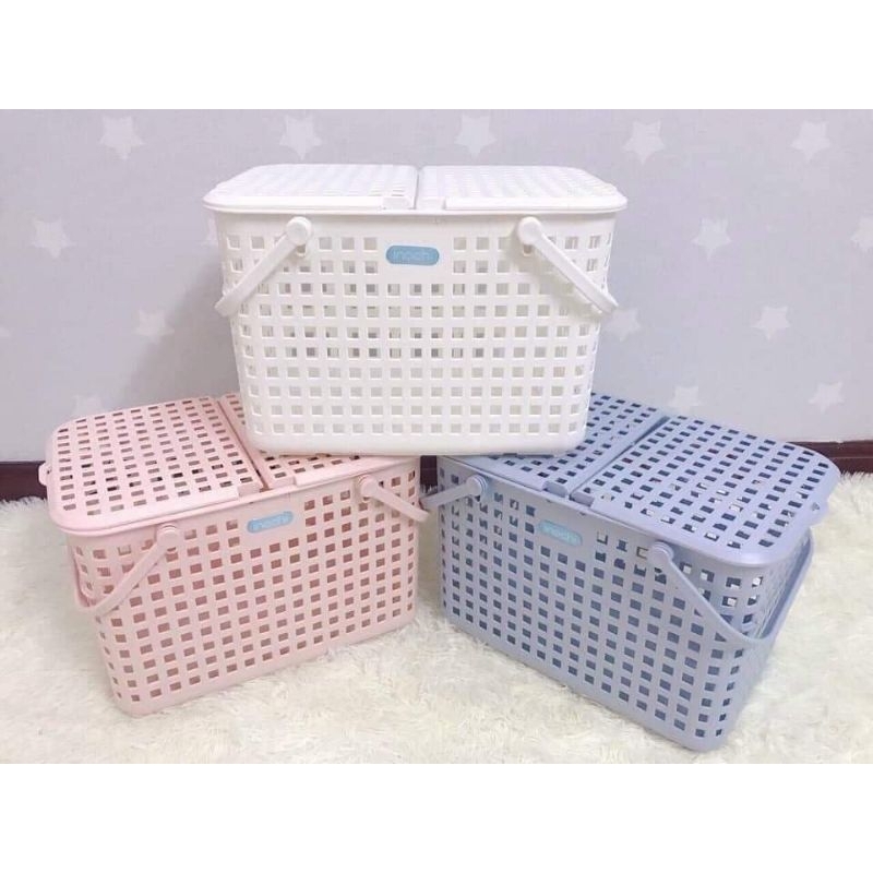 Lan-Giỏ Đi Sinh Inochi Có Nắp Đậy