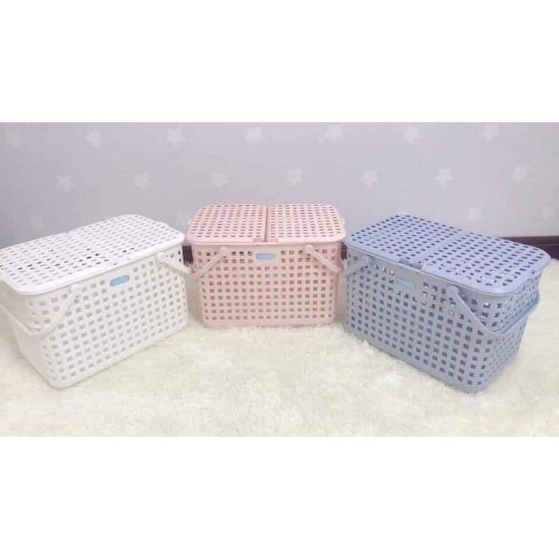Lan-Giỏ Đi Sinh Inochi Có Nắp Đậy