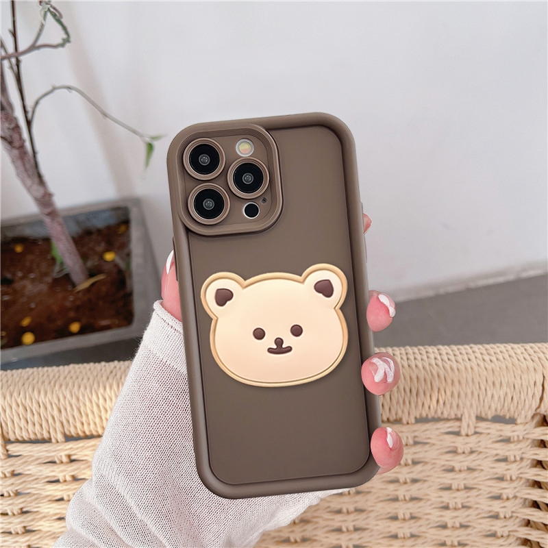 Ốp lưng iphone camera viền cao gắn hình 3D 6/6s/6plus/7/8/plus/x/xs/11/12/13/14/15/pro/max/plus/promax - Awifi Case S1-2