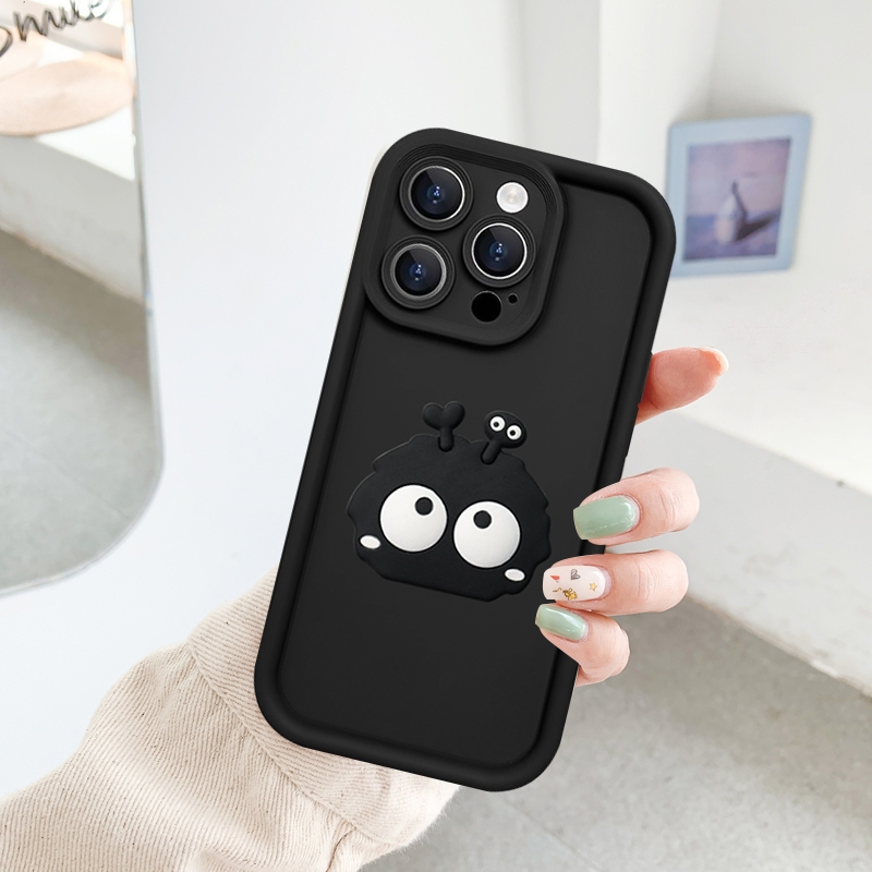 Ốp lưng iphone camera viền cao gắn hình 3D 6/6s/6plus/7/8/plus/x/xs/11/12/13/14/15/pro/max/plus/promax - Awifi Case S1-2
