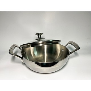 Chảo lẩu sâu lòng inox đúc liền khối Le Creuset 20cm , 22cm, 24cm
