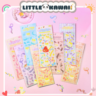 Tấm sticker hình dán ruy băng trang trí toploader, sổ