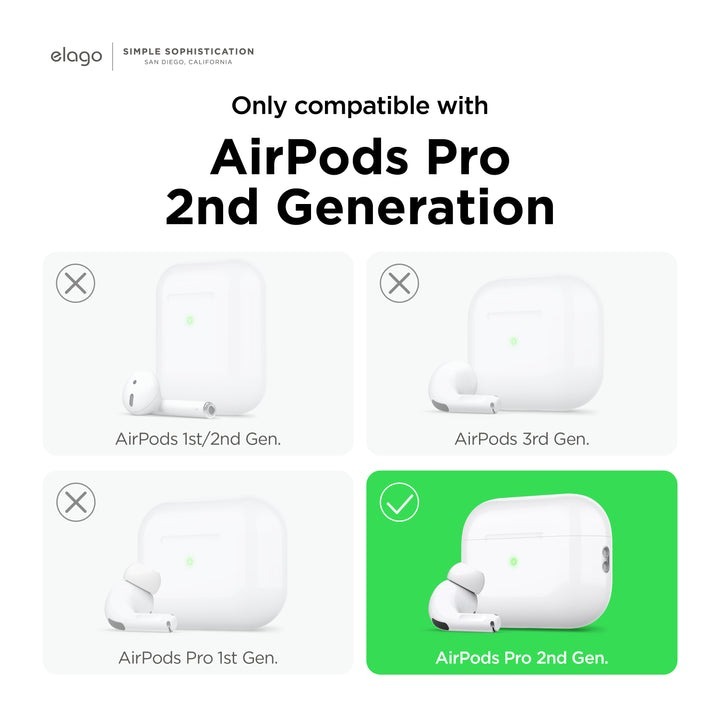 Vỏ bảo vệ elago Liquid Silicone Hang Case cho AirPods Pro 2
