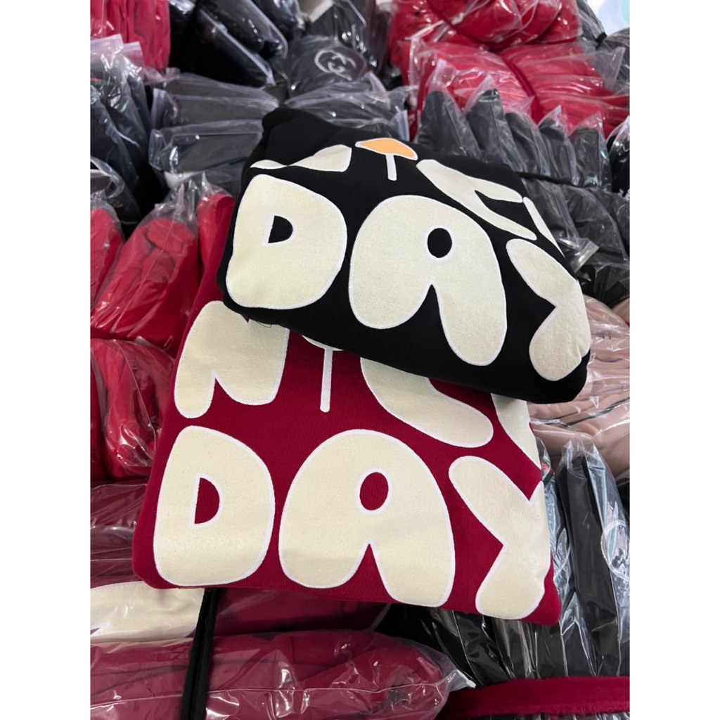 Áo Hoodie Nam Nữ , Áo Hoodie UNISEX In Chữ NICE DAY Form Rộng N20