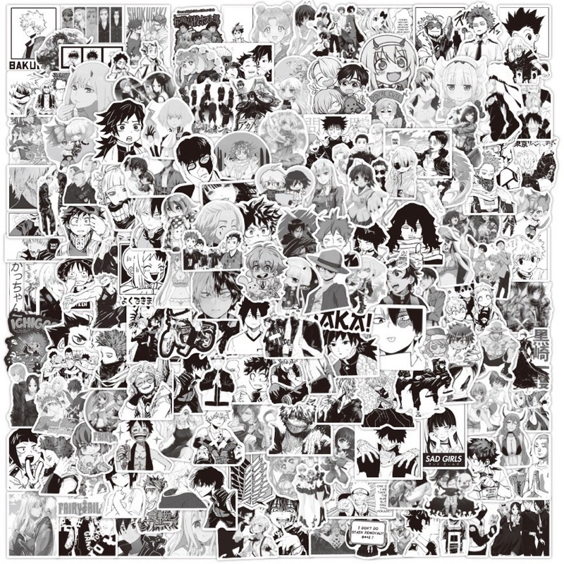 Sticker, hình xăm nước, card bo góc, thư cảm ơn, voucher, thước kẻ giấy,..anime/manga/hội hoạ/idol đa dạng mẫu mã 1pcs