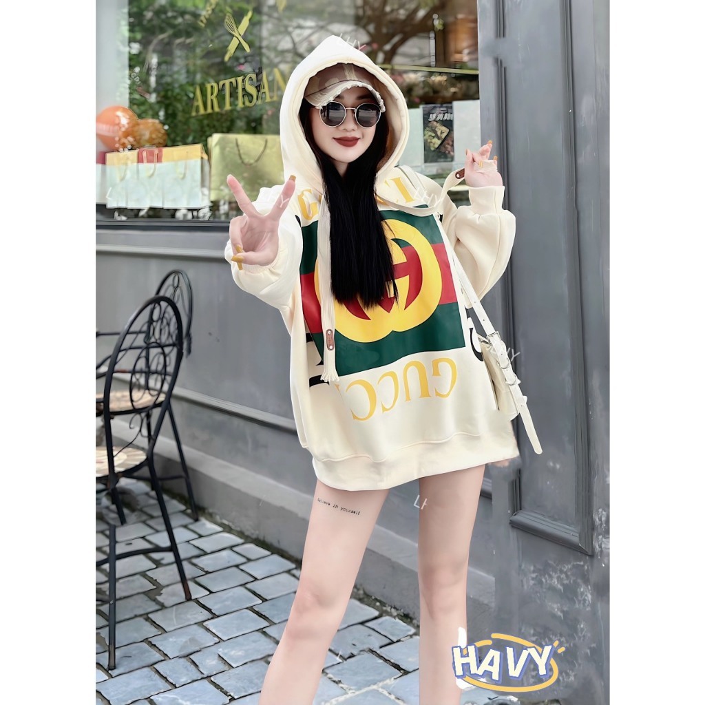 Áo Hoodie Unisex GC Mũ Trùm 2 Lớp Chất Vải Nỉ Cotton,áo hoodie gc mặc siêu ấm ap M10