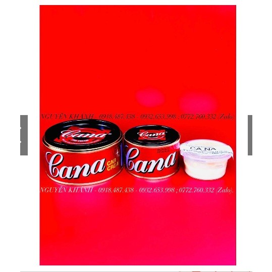 Kem Đánh Bóng Xóa Trầy Xước Sơn Ô tô - Xe Máy Cana Car Cream 50g-100g - 220g
