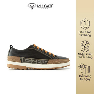 Giày da nam MULGATI Low-Top da bò cao cấp buộc dây - 3303-1