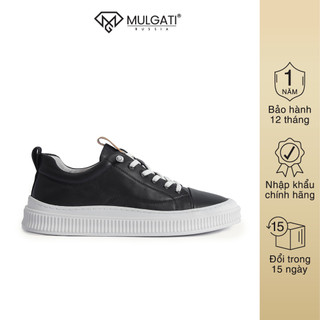 Giày thể thao nam MULGATI Stalwart Sneaker da trơn buộc dây - 2080