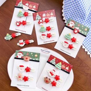 [GS02] Kẹp tóc kiểu giáng sinh noel dễ thương