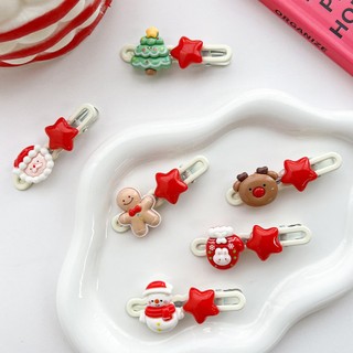 [GS02] Kẹp tóc kiểu giáng sinh noel dễ thương