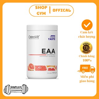  Bột tăng sức bền OstroVit EAA 40 Servings  400 G  phục hồi cơ giảm đau mỏi cơ bắp - Shop Gym 
