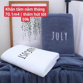 Khăn tắm thêu hình năm tháng cao cấp