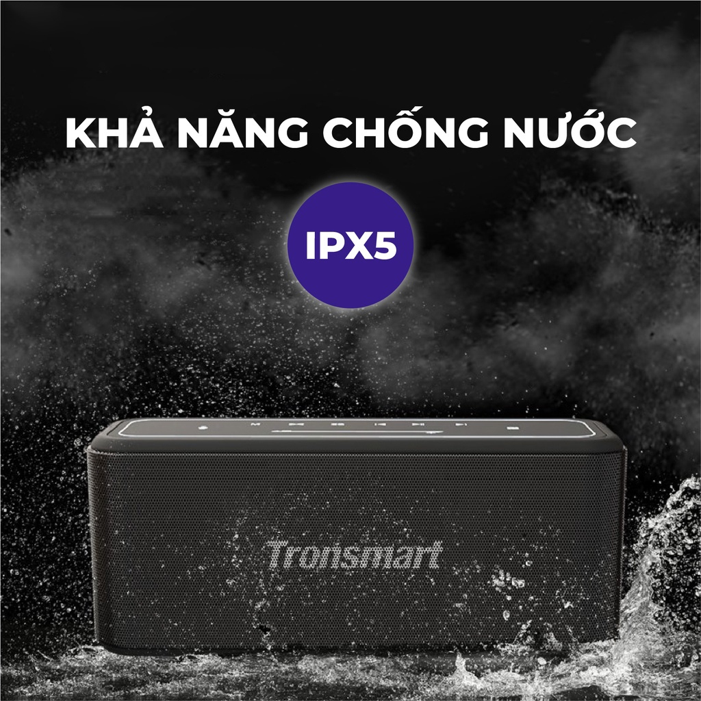 Loa Bluetooth 5.0 Tronsmart Element Mega Pro Công Suất 60W - Hỗ trợ Thẻ TF/USB/AUX/TWS và NFC - Chính Hãng