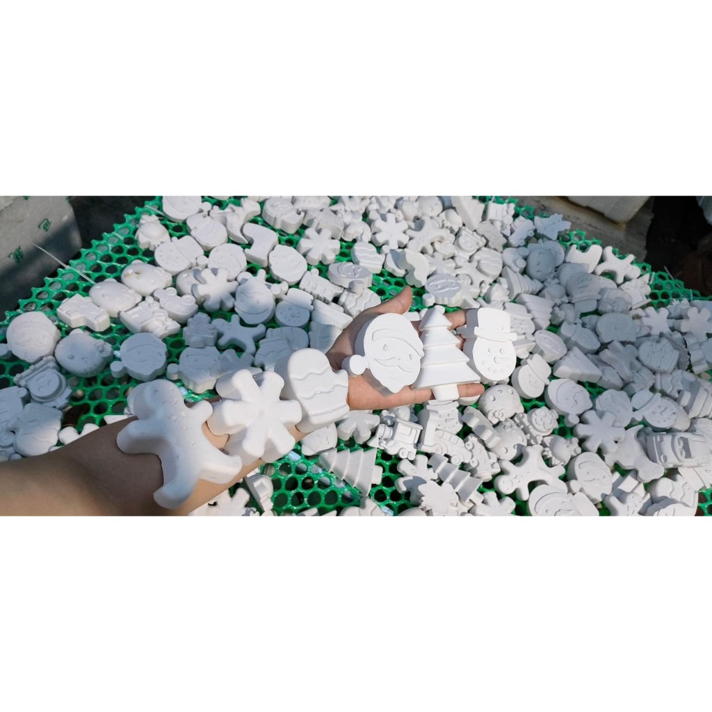 Tượng tô màu noel cho bé làm quà tặng giáng sinh