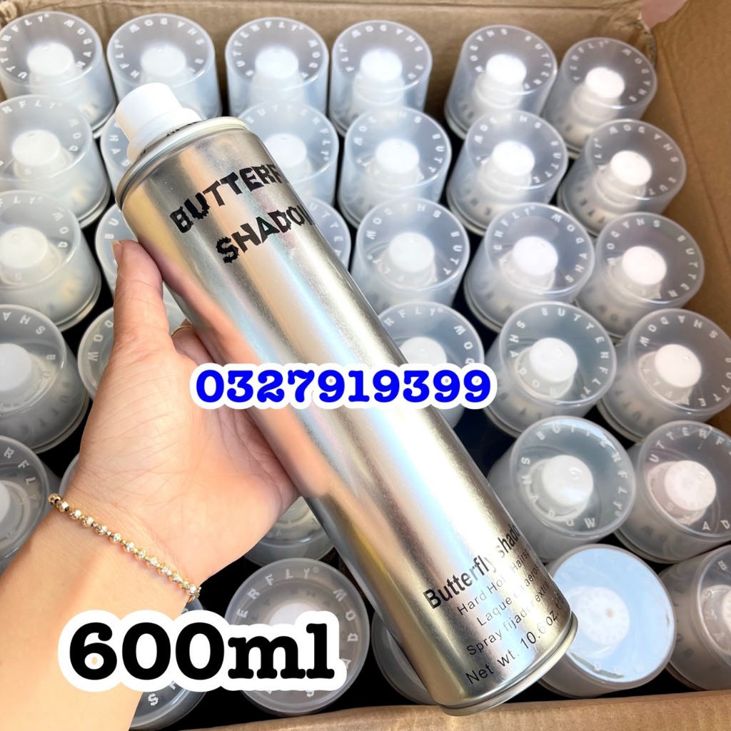 ✅freeship✅ Gôm xịt tóc giữ nếp chính hãng Butterfly 150-320-420-600ml