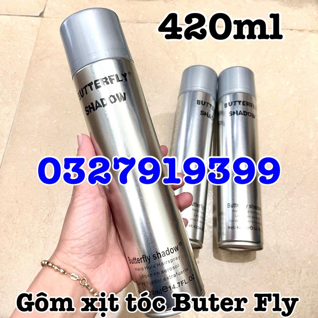 ✅freeship✅ Gôm xịt tóc giữ nếp chính hãng Butterfly 150-320-420-600ml