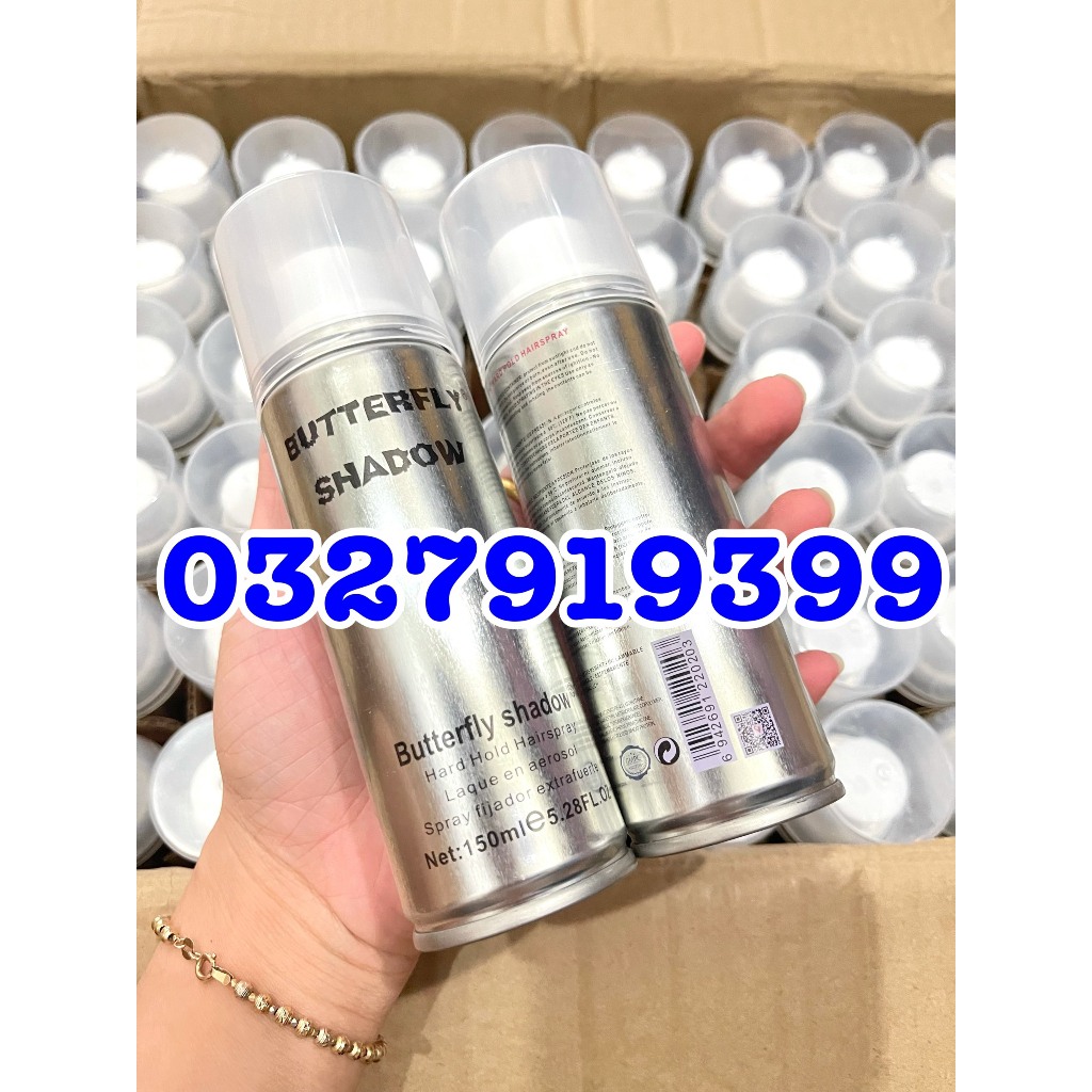 ✅freeship✅ Gôm xịt tóc giữ nếp chính hãng Butterfly 150-320-420-600ml