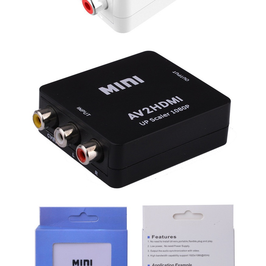 Bộ Chuyển Đổi AV Sang HDMI Video Rca / Cvbs / 1080p Chuyên Dụng