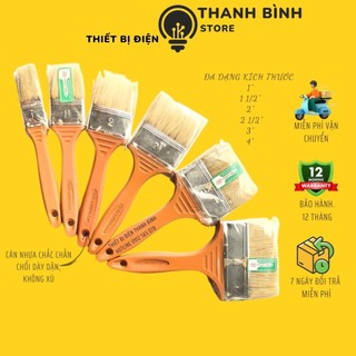 Chổi quét sơn/ cọ sơn/ chổi quét keo cán nhựa các kích thước