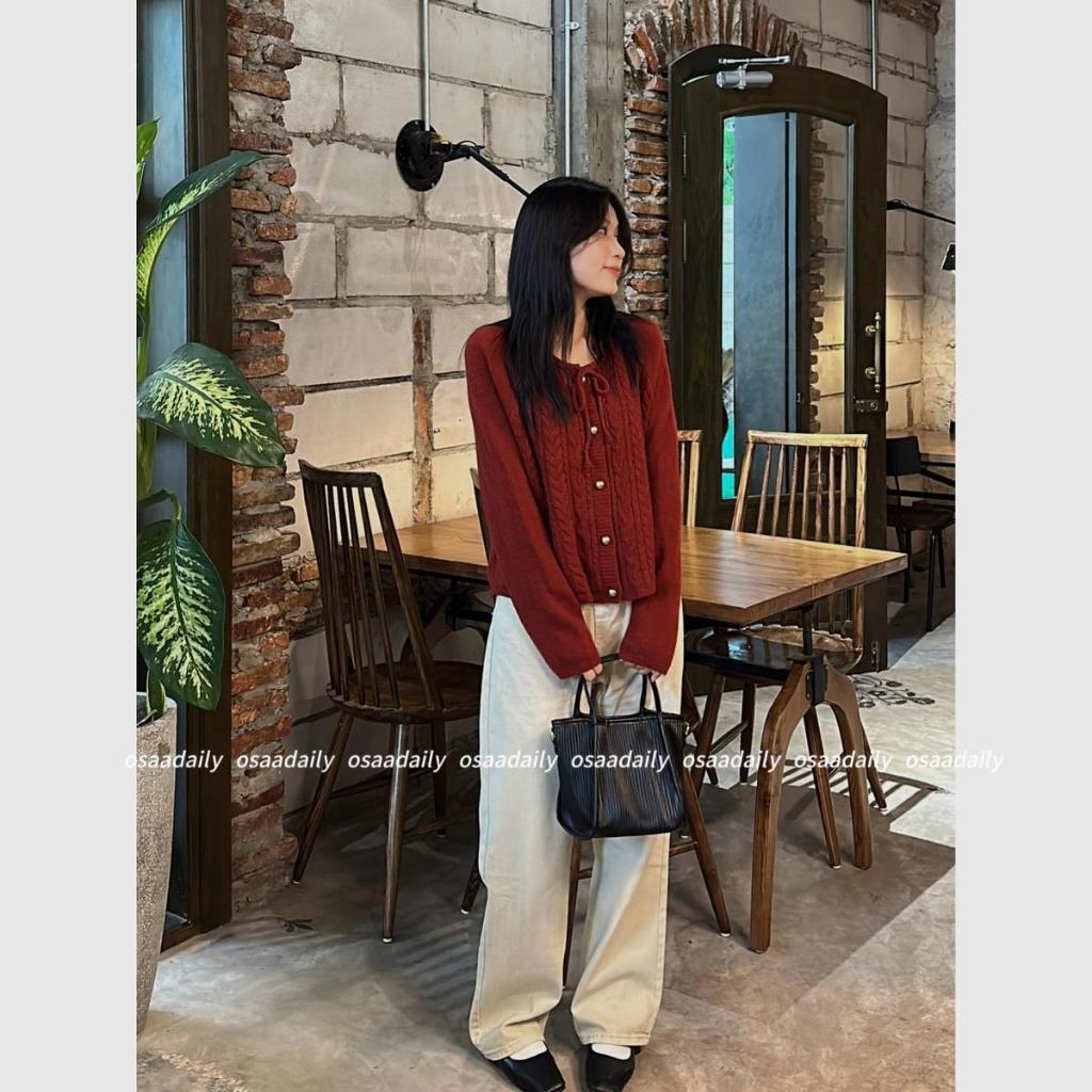 Quần jean kaki dáng suông hàng QCCC CiCi - OSAA DAILY