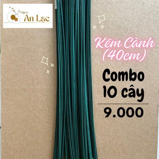 Kẽm cành làm hoa giả dài 40cm- combo 10 cây