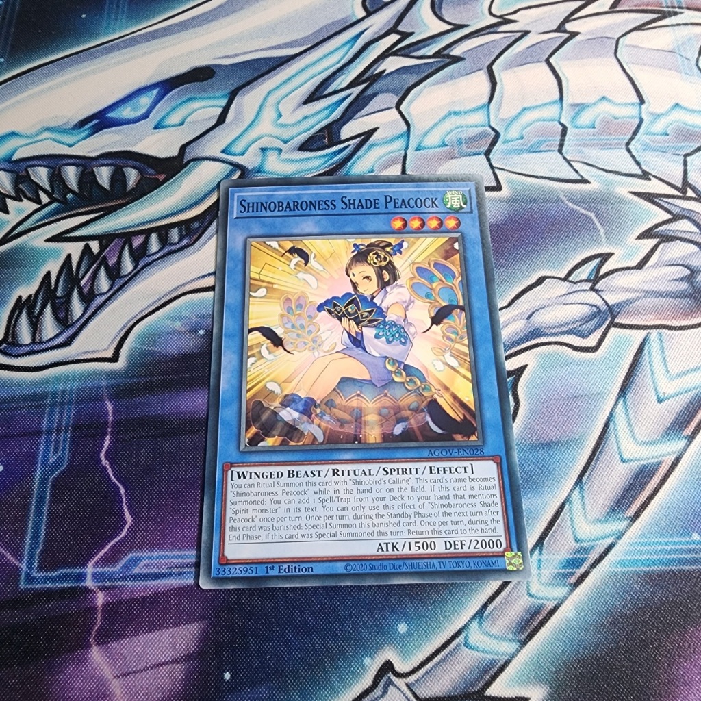 Bài Yugioh TCG UK  Shinobaroness Shade Peacock - Common