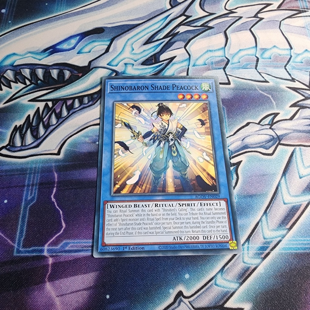 Bài Yugioh TCG UK  Shinobaron Shade Peacock - Common