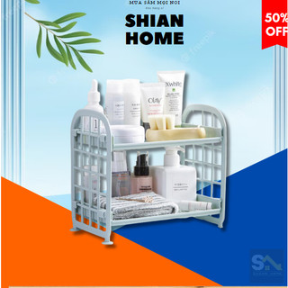 Kệ mini 2 tầng 4 lưới