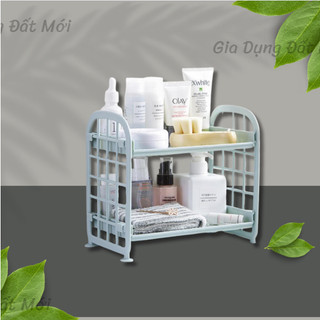 ( KỆ MINI 2 TẦNG 4 LƯỚI ) Kệ mini 2 tầng 4 lưới 【 T4 P27 A0 】