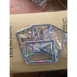 Khung biển số xe máy 7 màu titan ( giá 1 khung viền)