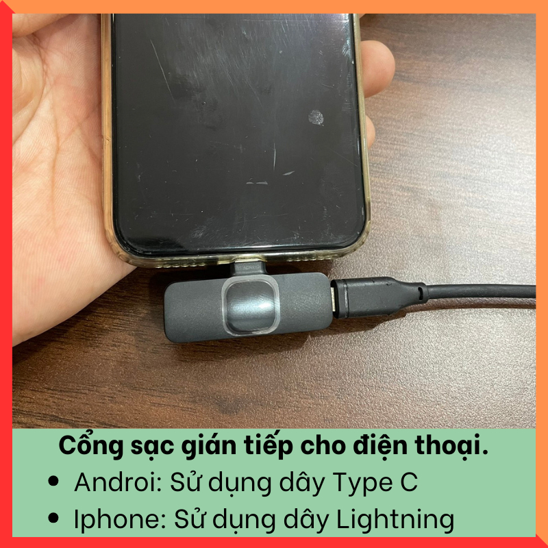 Micro Thu Âm Không Dây K9. Lọc Tạp Âm, Giảm Tiếng Ồn, Cải Thiện Chất Lượng Âm Thanh. Thích hợp Livetreams, Quay video, L