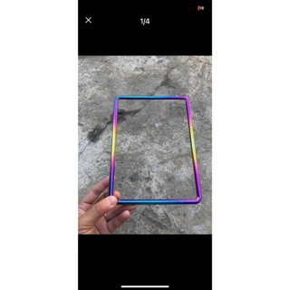 Khung biển số xe máy 7 màu titan ( giá 1 khung viền)