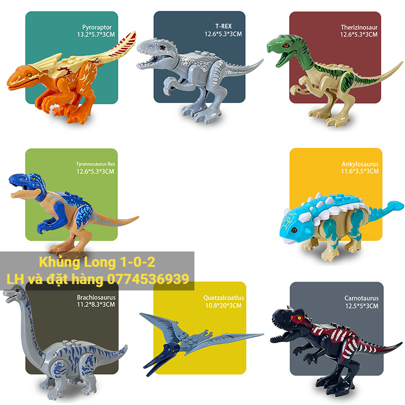 Đồ Chơi Khủng Long Ankylosaurus Màu Xanh Lá Size Nhỏ dài 12cm x cao 8cm