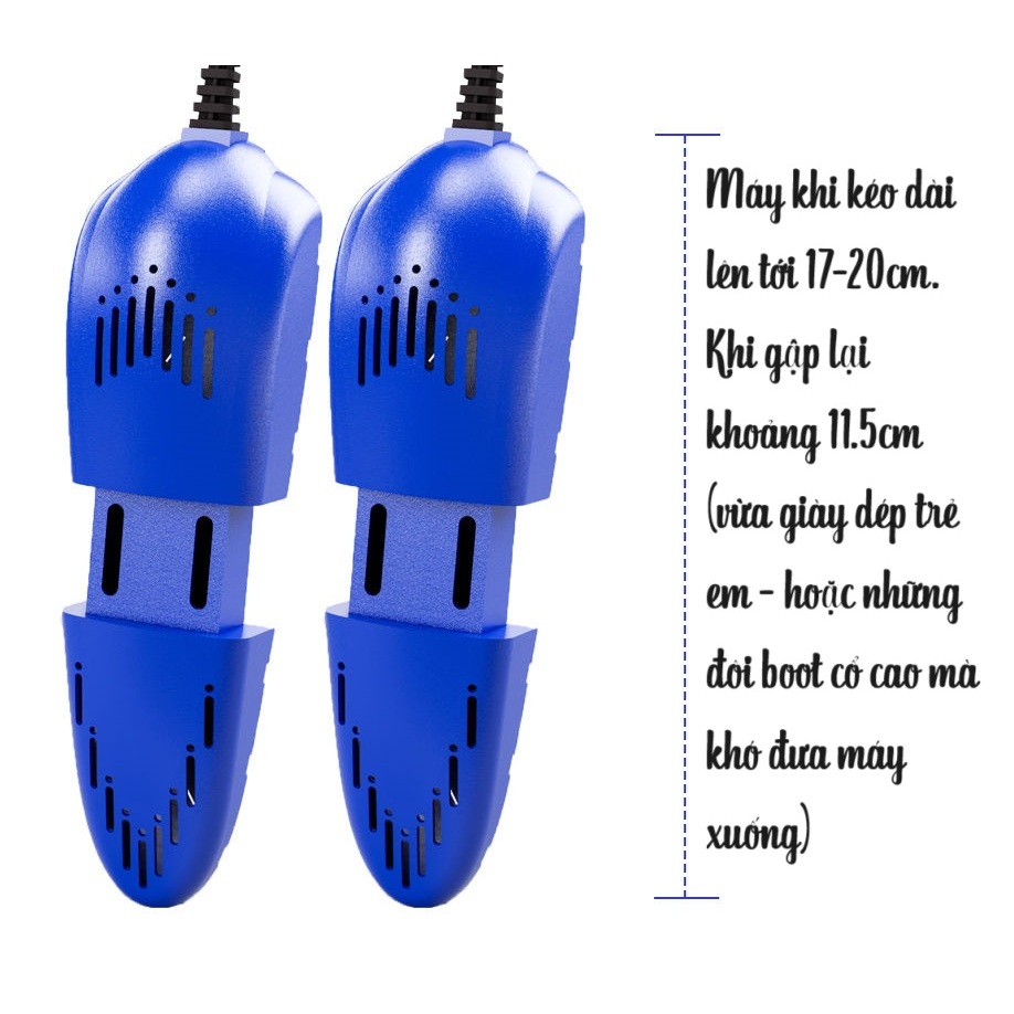 Cặp máy sấy giày KHỬ MÙI - KHỬ TRÙNG - HÚT ẨM giày dép nhanh khô