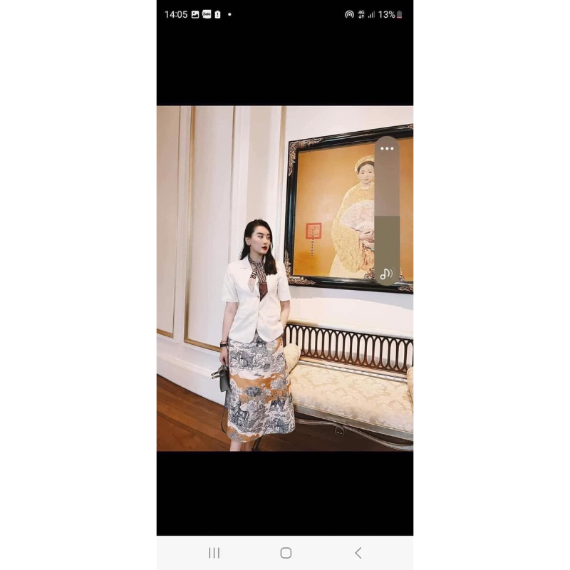 Thanh Lý Chân Váy Hươu Vàng Leenaa XS