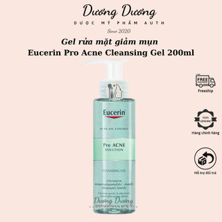 Gel rửa mặt Eucerin cho da dầu mụn, da nhờn - Eucerin Pro ACNE Solution Cleansing Gel 200ml