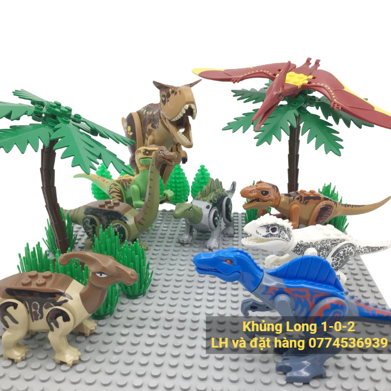 Đồ Chơi Khủng Long Ankylosaurus Màu Xanh Lá Size Nhỏ dài 12cm x cao 8cm