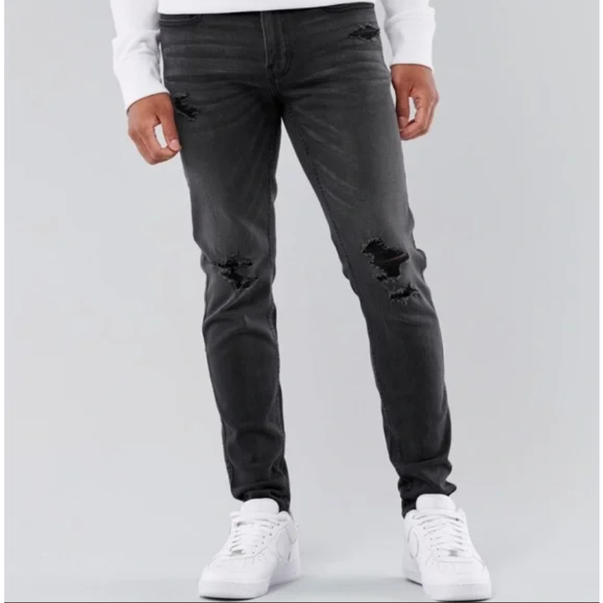 Quần jeans Nam SLIM STRAIGHT HOLLISTER ADVANCED STRETCH