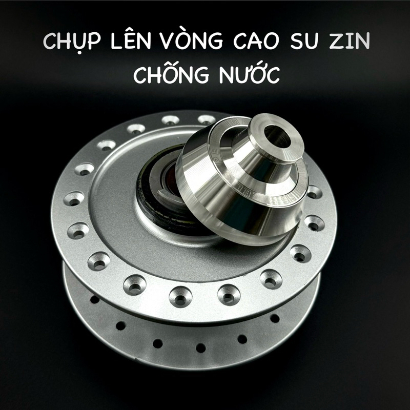 CHỤP CANH BÁNH BÊN CÓC KM FULED INOX 304 CNC
