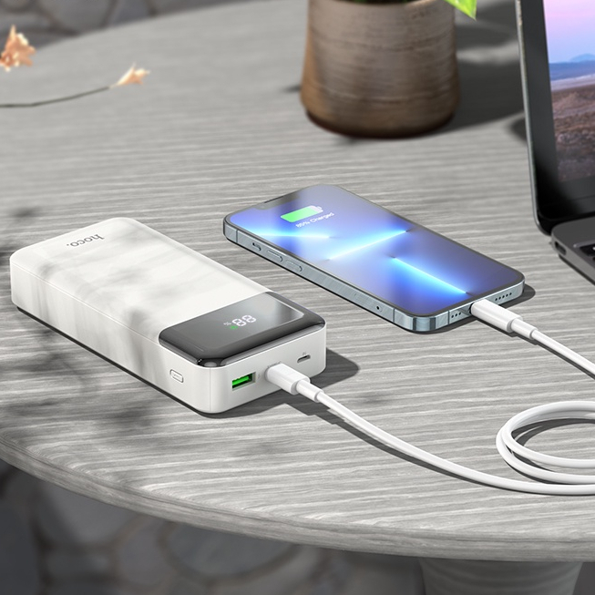 Pin Dự Phòng Siêu Tốc PD22.5W Hoco J102 J102A 10000mAh 20000mAh 2 Cổng Sạc Chính Hãng Sạc nhanh QC3.0 Power Bank.