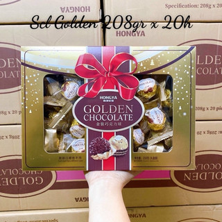 Tổng hợp kẹo Socola hạt phỉ  GOLDEN