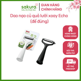 Dao nạo củ quả lưỡi xoay Echo - Hàng nội địa Nhật Bản