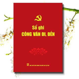 Sách - Sổ ghi công văn đi, đến