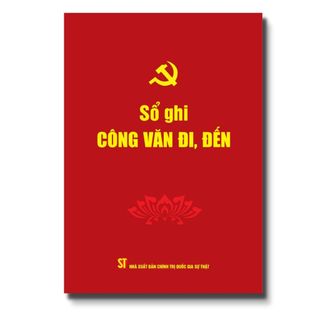 Sách - Sổ ghi công văn đi, đến