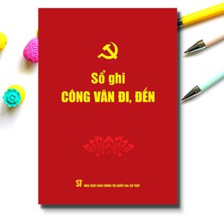 Sách - Sổ ghi công văn đi, đến
