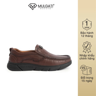 Giày da nam MULGATI Basic Driving da bò cao cấp đế cao su - 21307